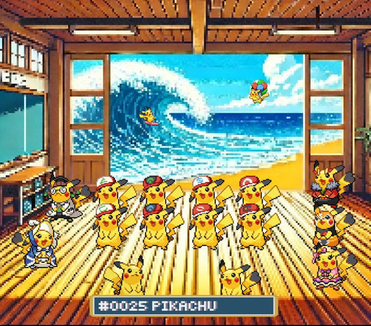 Pikachu Costume Line – Evolution Series Print
